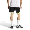 Pánské šortky adidas  Club 2In1 Short Black/Lucid Lemon
