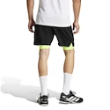 Pánské šortky adidas  Club 2In1 Short Black/Lucid Lemon