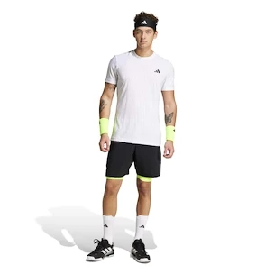 Pánské šortky adidas  Club 2In1 Short Black/Lucid Lemon