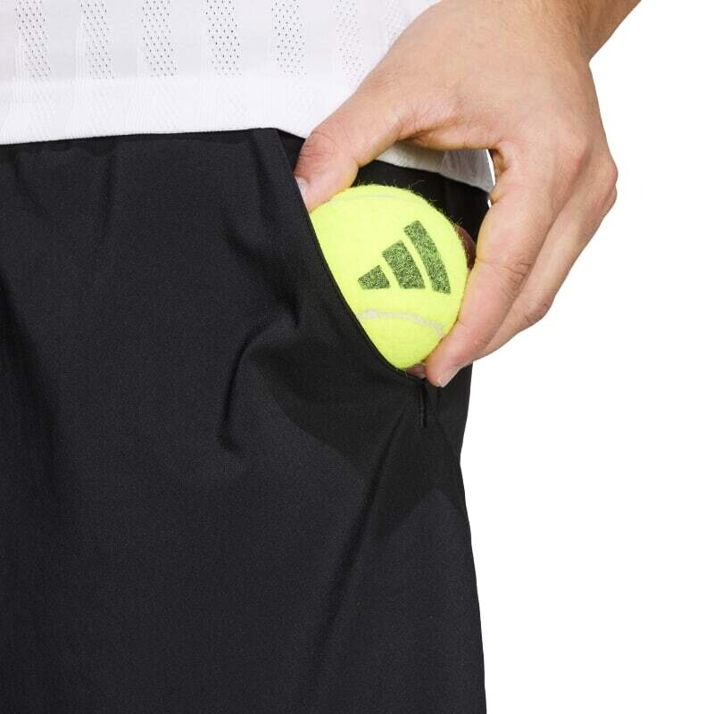 Pánské šortky adidas  Club 2In1 Short Black/Lucid Lemon M - thumb (6)