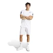 Pánské šortky adidas  Club 3 Stripes Short White