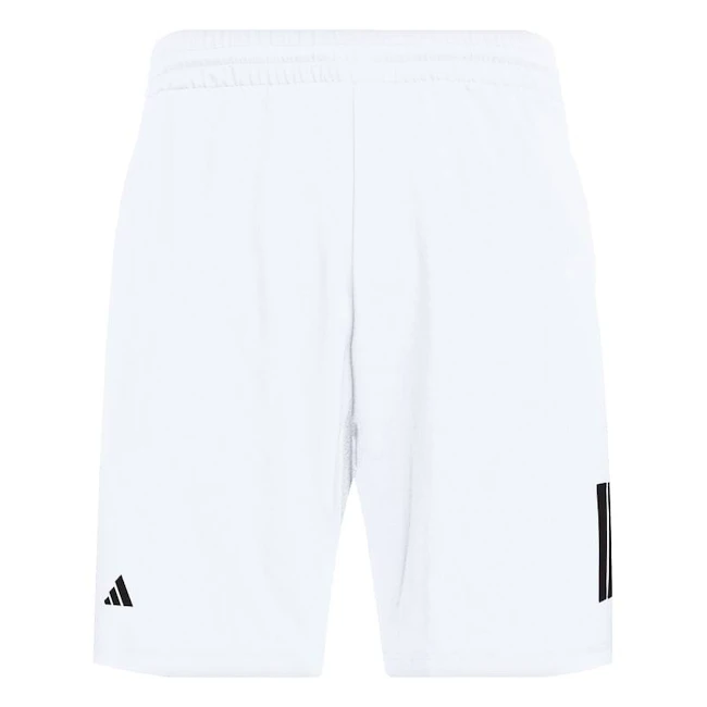 Pánské šortky adidas  Club 3 Stripes Short White L