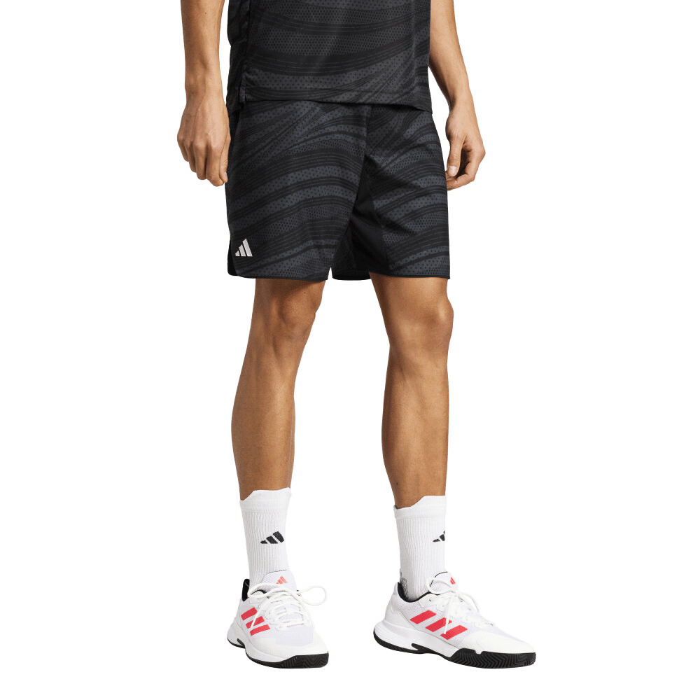 Pánské šortky adidas  Club Graphic Short Carbon/Black   M - thumb (3)