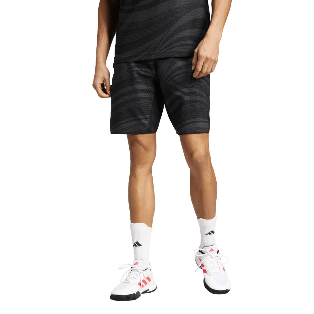 Pánské šortky adidas  Club Graphic Short Carbon/Black   M - thumb (5)