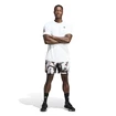 Pánské šortky adidas  Club Tennis Graphic Shorts White