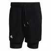 Pánské šortky adidas  Melbourne Tennis Two-in-One 7-inch Shorts Black