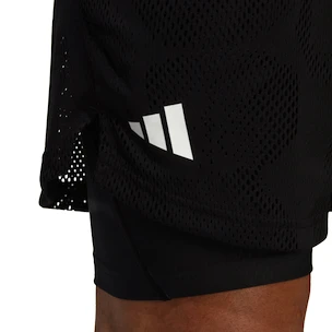 Pánské šortky adidas  Melbourne Tennis Two-in-One 7-inch Shorts Black