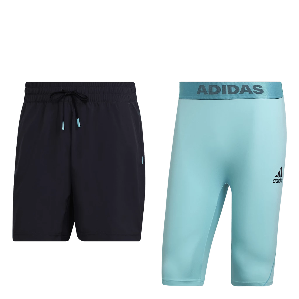 Pánské šortky adidas  Paris 2 in 1 Short Carbon