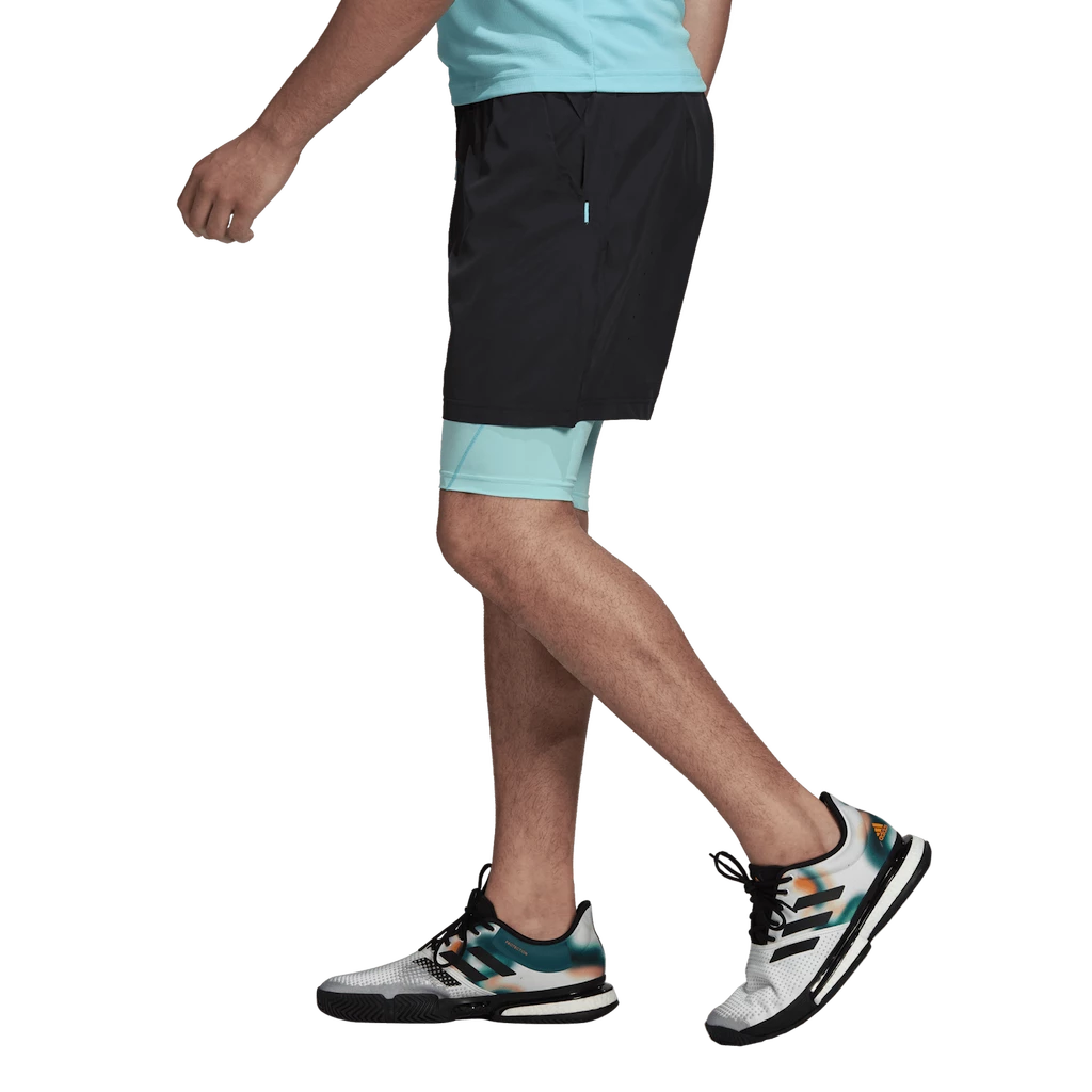 Pánské šortky adidas  Paris 2 in 1 Short Carbon