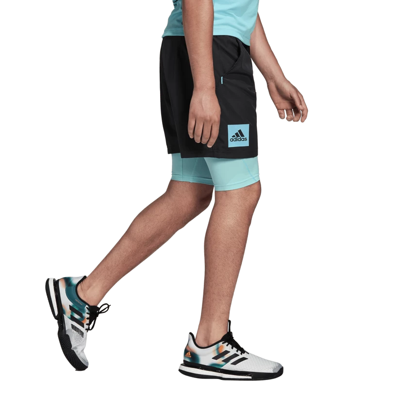 Pánské šortky adidas  Paris 2 in 1 Short Carbon XXL