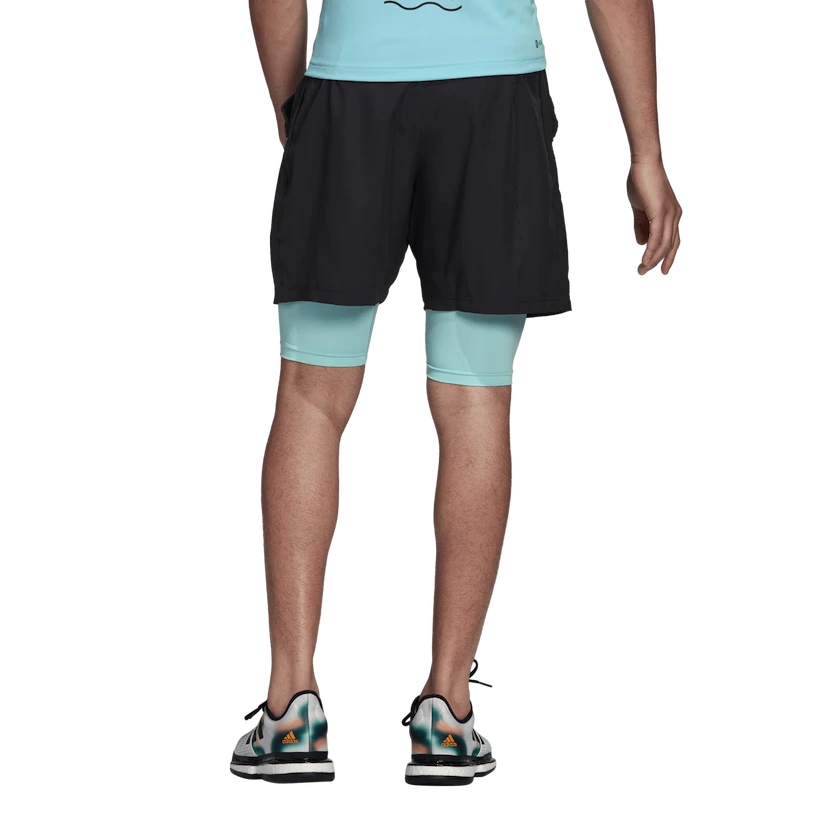 Pánské šortky adidas  Paris 2 in 1 Short Carbon XXL