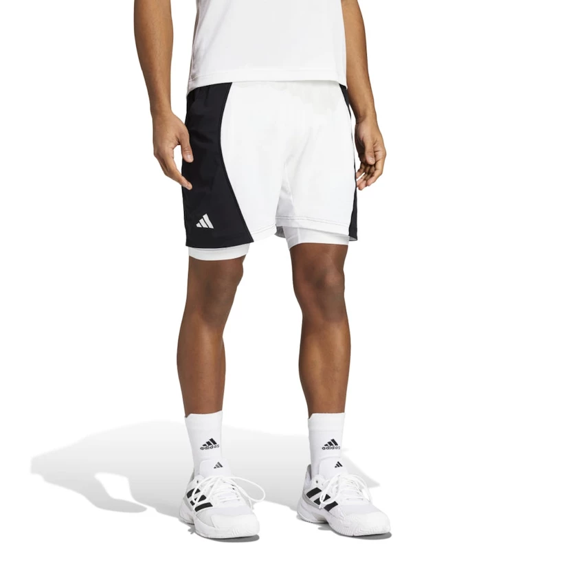 Pánské šortky adidas  Short & Tight Set White