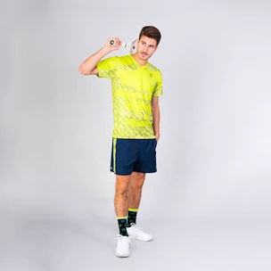 Pánské šortky BIDI BADU  Bevis 7Inch Tech Shorts Lime, Dark Blue