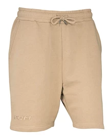 Pánské šortky CCM Core Fleece Short Sand