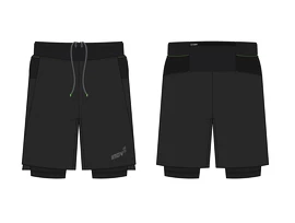 Pánské šortky Inov-8 Trailfly Ultra 7" 2in1 Short Black