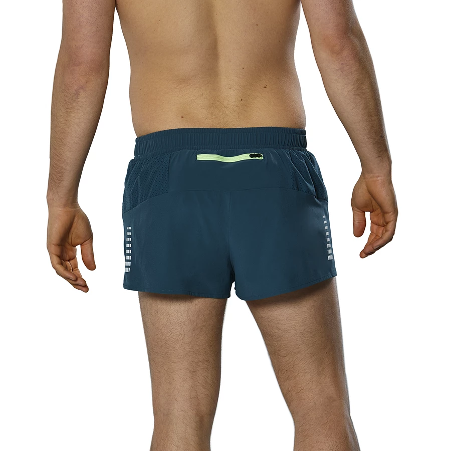 Pánské šortky Mizuno  Aero Split 1.5 Short Orion Blue