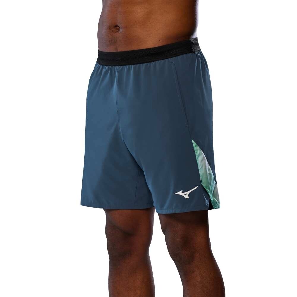 Product detail of Pánské šortky Mizuno  Frontier 8 in Amplify Short M Vintage Indigo XL