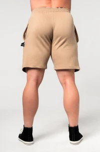 Pánské šortky Nebbia  Gym Sweatshorts GYM BRO 352Light Brown XL