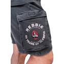 Pánské šortky Nebbia NEBBIA x OLYMPIA Washed Loose Fit Cargo Shorts LEGACY 787 black