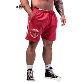 Pánské šortky Nebbia NEBBIA x OLYMPIA Washed Sweat Shorts LEGEND 786 red