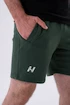 Pánské šortky Nebbia  Relaxed-fit Shorts with Side Pockets 319 dark green