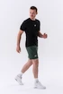 Pánské šortky Nebbia  Relaxed-fit Shorts with Side Pockets 319 dark green