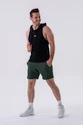 Pánské šortky Nebbia  Relaxed-fit Shorts with Side Pockets 319 dark green