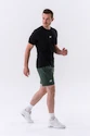 Pánské šortky Nebbia  Relaxed-fit Shorts with Side Pockets 319 dark green