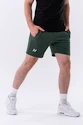 Pánské šortky Nebbia  Relaxed-fit Shorts with Side Pockets 319 dark green