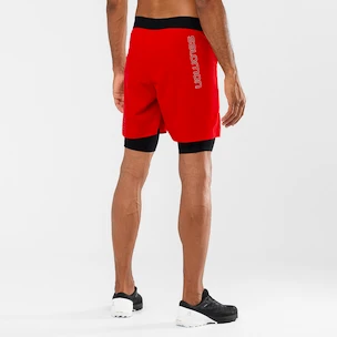 Pánské šortky Salomon EXO Motion Twinskin cervene