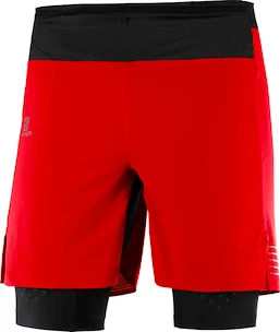 Pánské šortky Salomon EXO Motion Twinskin cervene