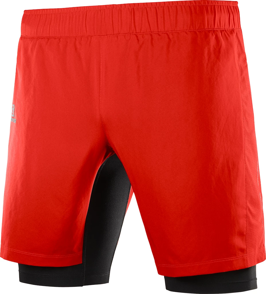 Pánské šortky Salomon  XA Twinskin Short Goji Berry