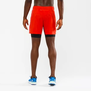 Pánské šortky Salomon  XA Twinskin Short Goji Berry