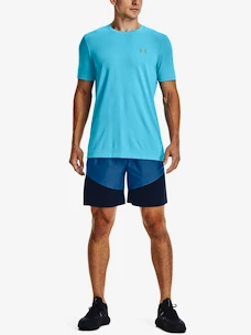 Pánské šortky Under Armour  Knit Woven Hybrid Shorts-BLU