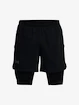Pánské šortky Under Armour  LAUNCH 5'' 2-IN-1 SHORT-BLK
