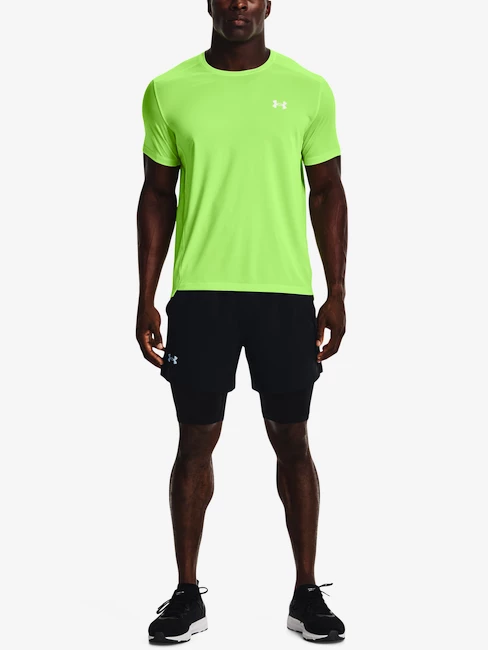 Pánské šortky Under Armour  LAUNCH 5'' 2-IN-1 SHORT-BLK