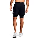 Pánské Šortky Under Armour Qualifier SpeedPocket 2-in-1 Short černé