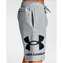 Pánské Šortky Under Armour Rival FLC Big Logo Shorts šedé