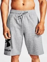 Pánské Šortky Under Armour Rival FLC Big Logo Shorts šedé