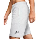 Pánské Šortky Under Armour SPECKLED FLEECE SHORTS bílé
