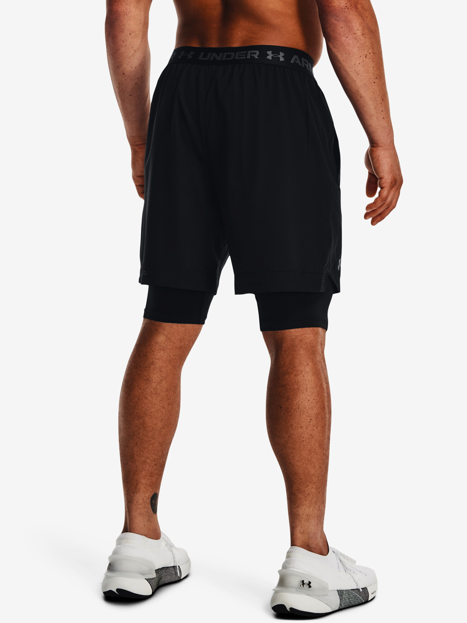 Pánské šortky Under Armour  Vanish Woven 2in1 Sts-BLK XL - thumb (6)
