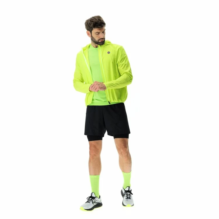 Pánské šortky UYN  RUNNING EXCELERATION OW PERFORMANCE 2IN1 SHORT Black XL