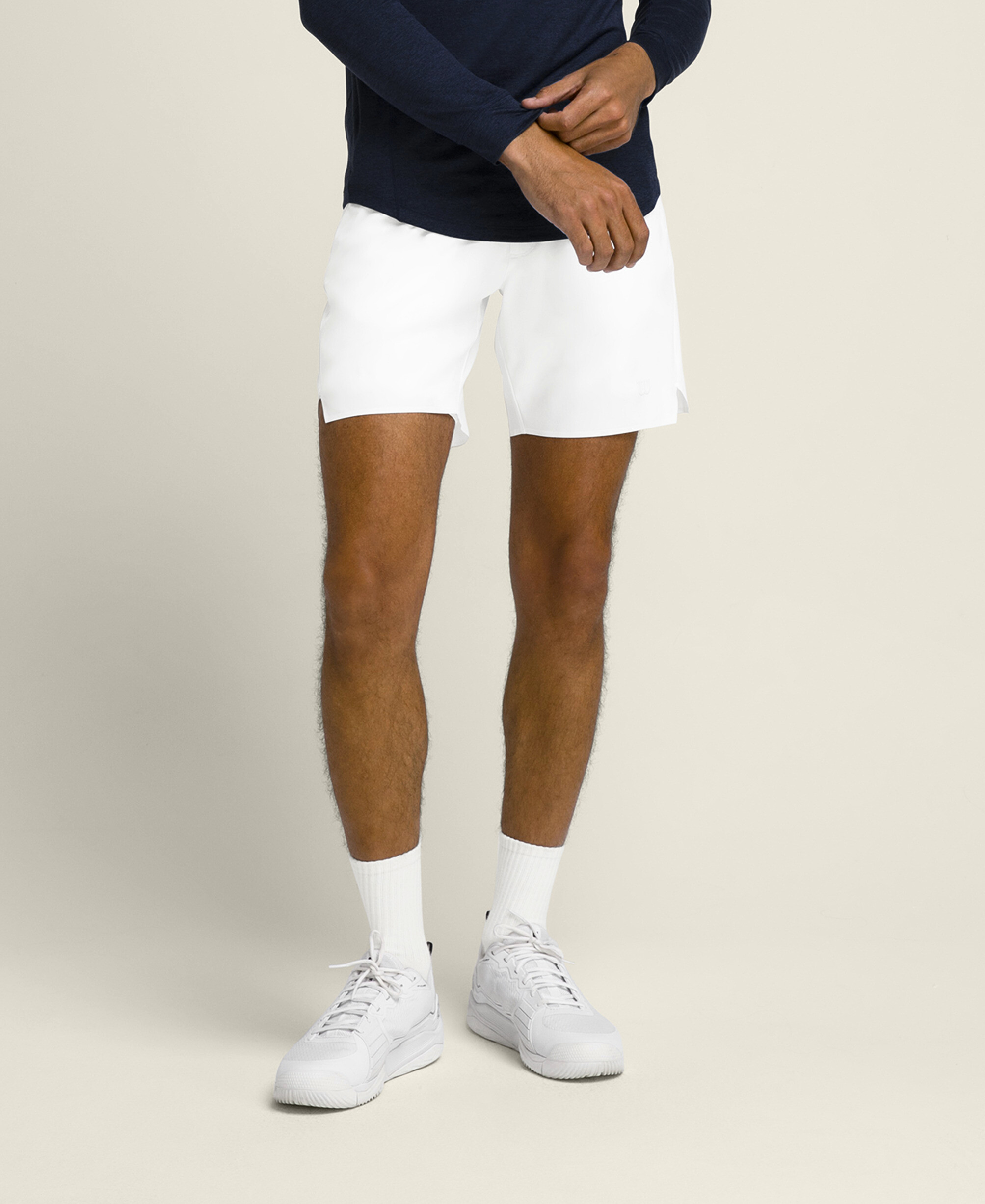 Pánské šortky Wilson  M Tournament Short V2 7" Bright White M - thumb (4)