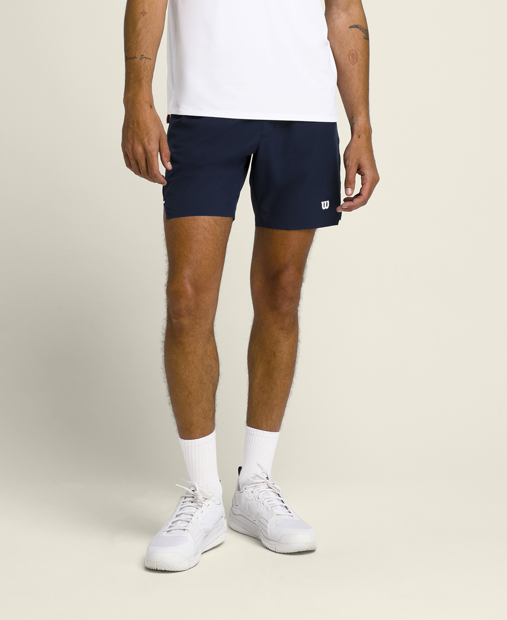 Pánské šortky Wilson  M Tournament Short V2 7" Navy L - thumb (1)