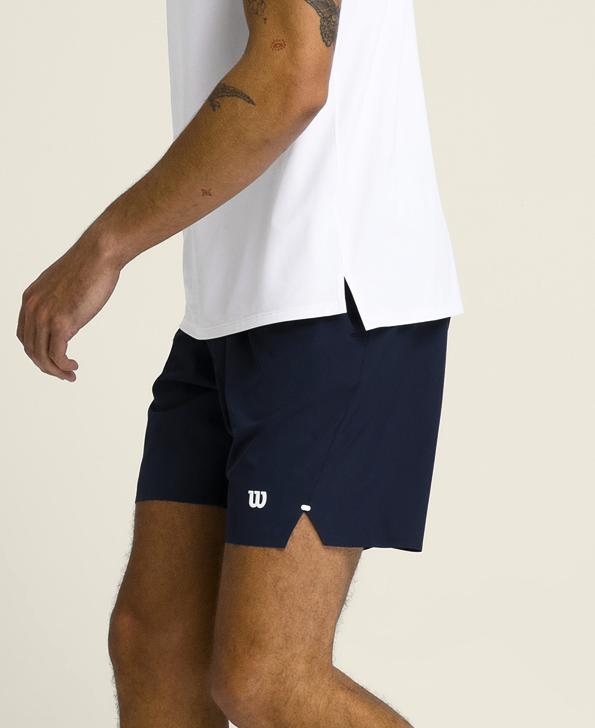 Pánské šortky Wilson  M Tournament Short V2 7" Navy L - thumb (2)