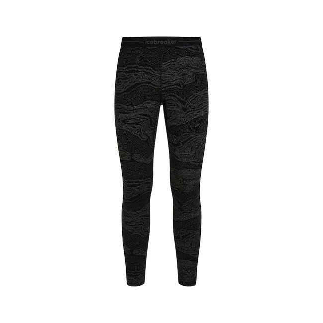 Pánské spodky Icebreaker Merino 260 Vertex Leggings Snow Guide Black/Galaxy/J  S