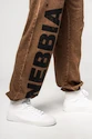 Pánské tepláky Nebbia  Washed-off Gym Sweatpants Baggy Style GYM BRO 373 Ligth Brown