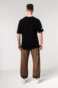 Pánské tepláky Nebbia  Washed-off Gym Sweatpants Baggy Style GYM BRO 373 Ligth Brown