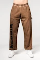 Pánské tepláky Nebbia  Washed-off Gym Sweatpants Baggy Style GYM BRO 373 Ligth Brown