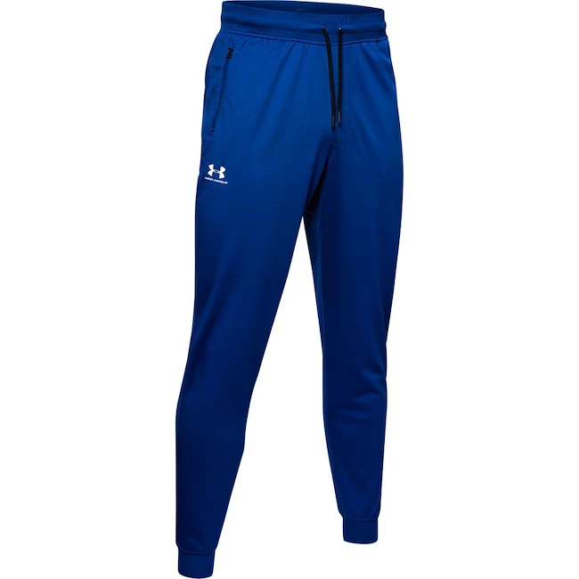 Pánské Tepláky Under Armour SPORTSTYLE TRICOT JOGGER modré